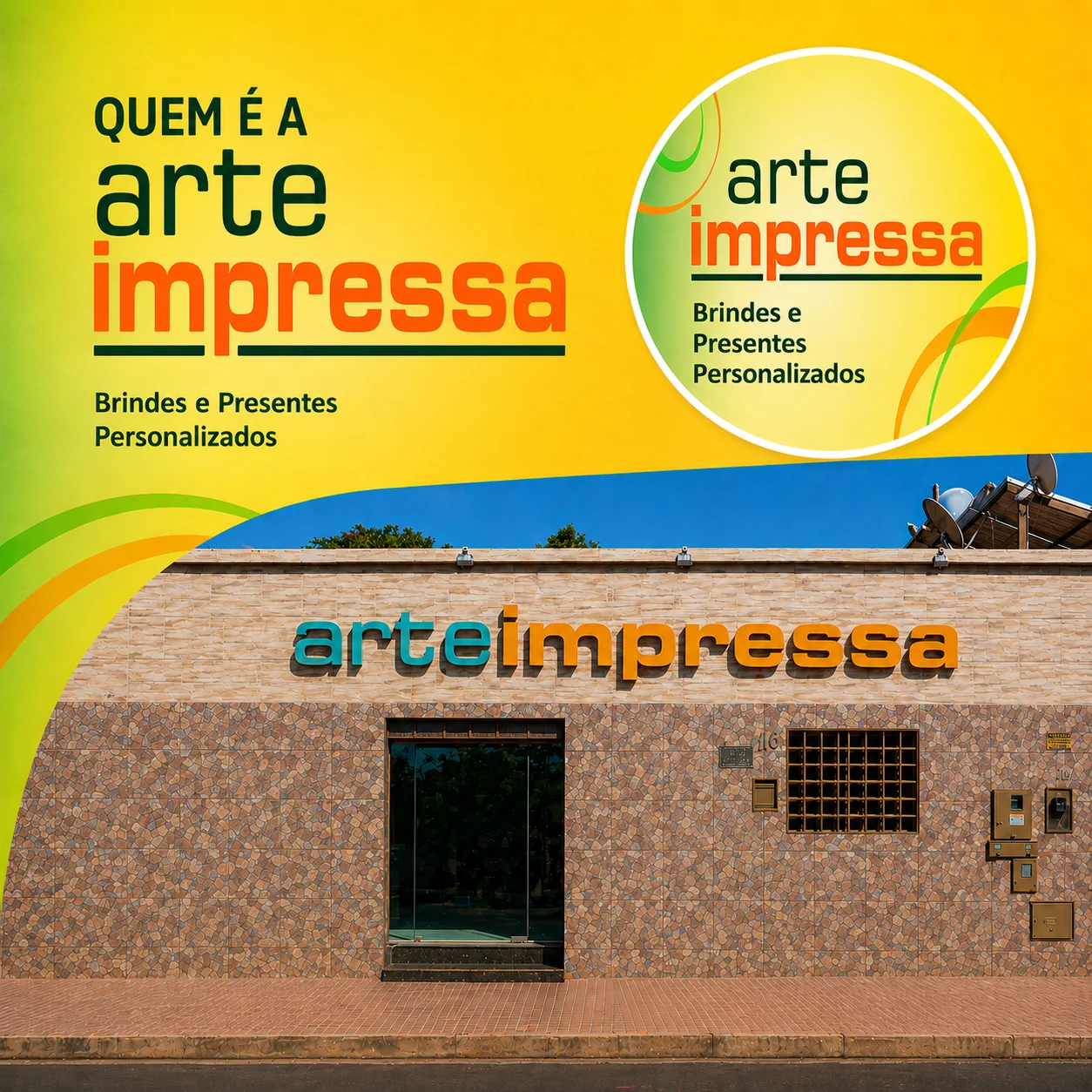 Fachada da Arte Impressa em Itumbiara